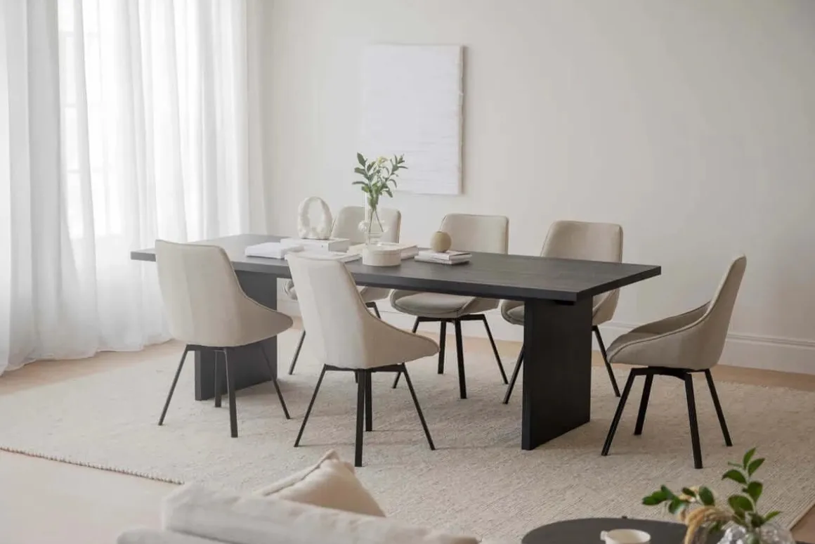 ALISON STOL BEIGE/SVART