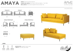 Amaya 3-sits soffa