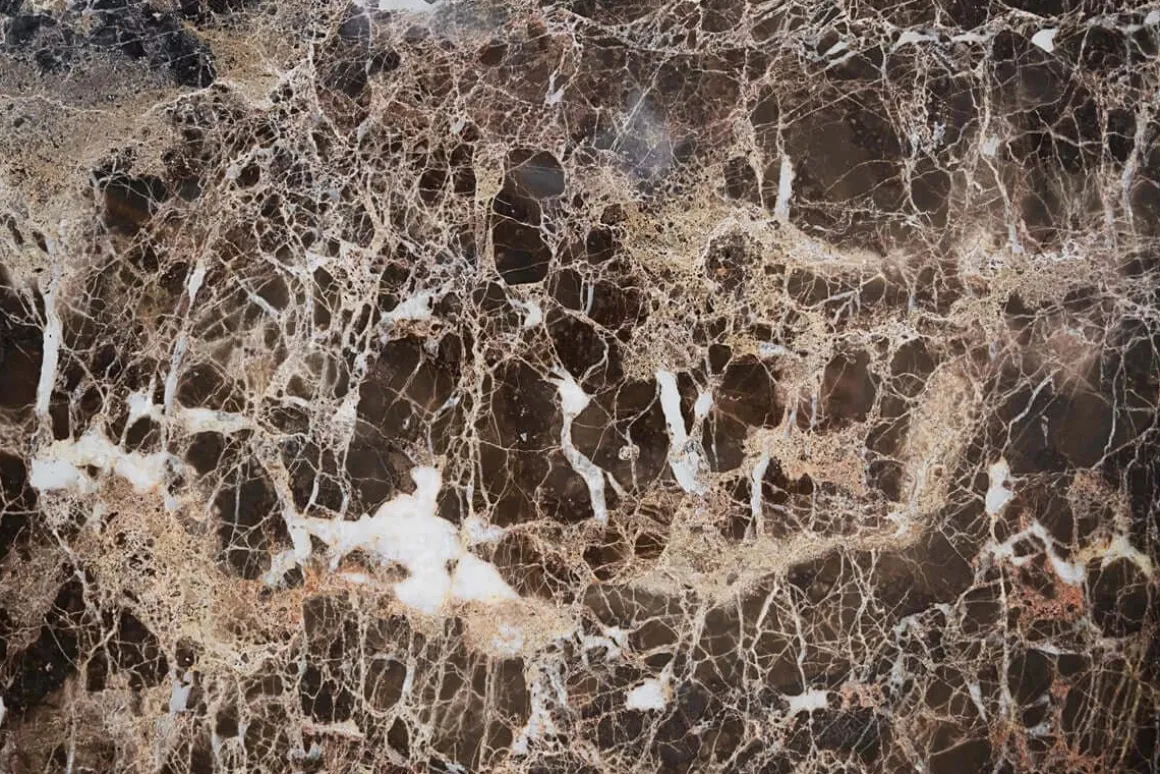 BROOKSVILLE SOFFBORD KVADRATISKT BRUN MARMOR