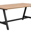 Carradale matbord 170 ek/A-ben svart metall