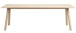 Clapperton Matbord – Vitpigmenterad 220×95 cm
