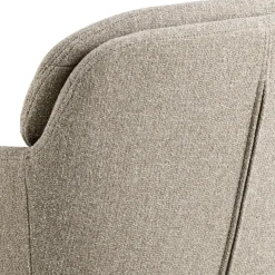 Dora karmstol – beige tyg