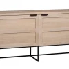 EVERETT SIDEBOARD VITPIGMENTERAD/SVART