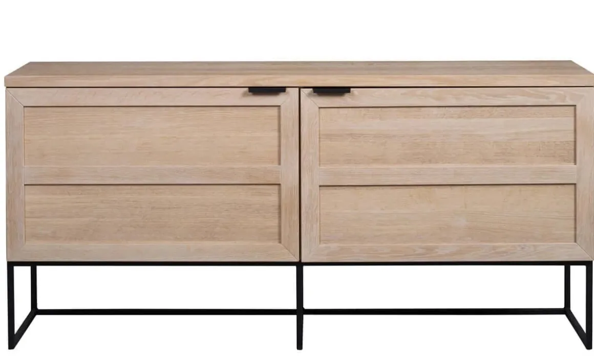 EVERETT SIDEBOARD VITPIGMENTERAD/SVART