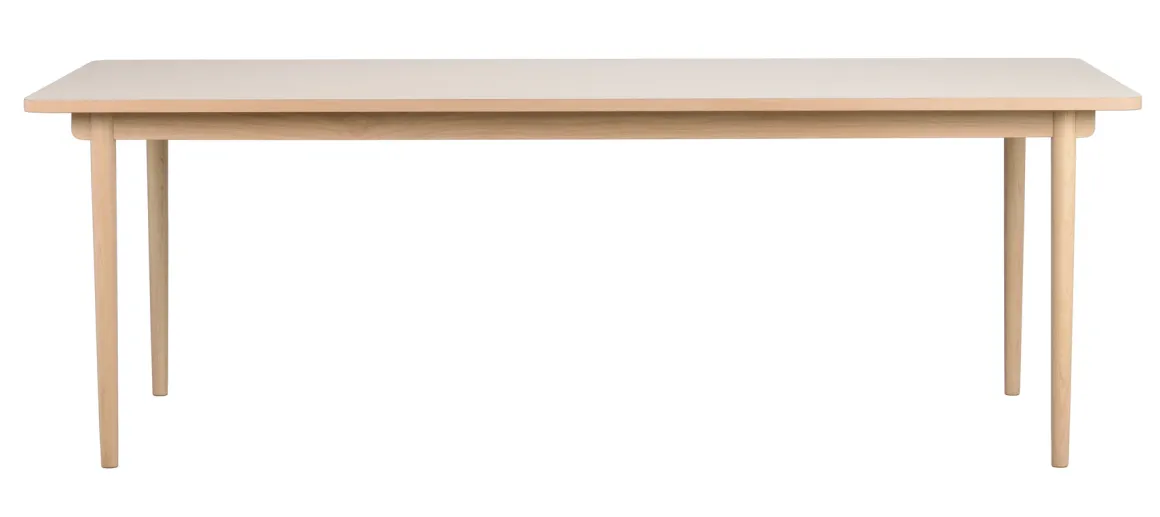 Fairmount Matbord – Beige/Vitpigmenterad 220×95 cm