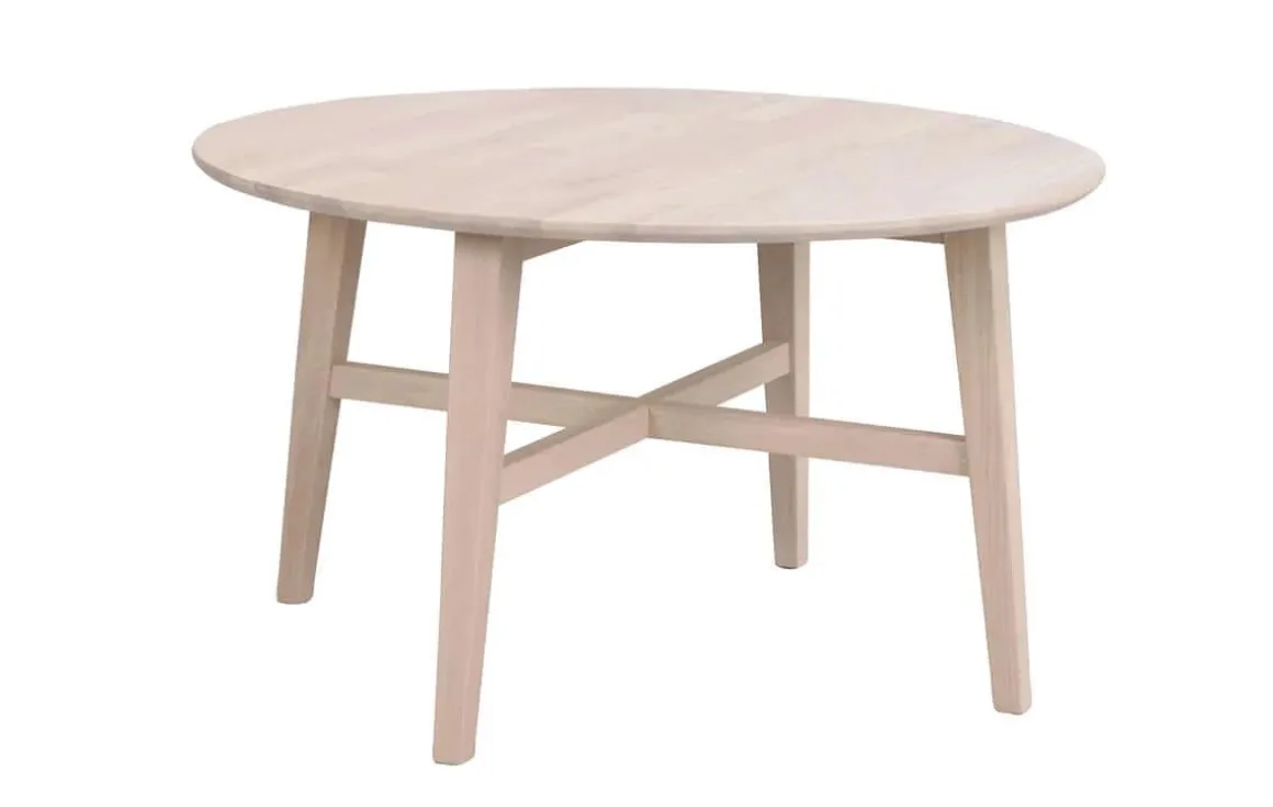 FILIPPA SOFFBORD RUND VITPIGMENTERAD