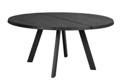 FRED RUNT MATBORD SVART 160