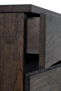 FRED SIDEBOARD MÖRKBRUN/SVART