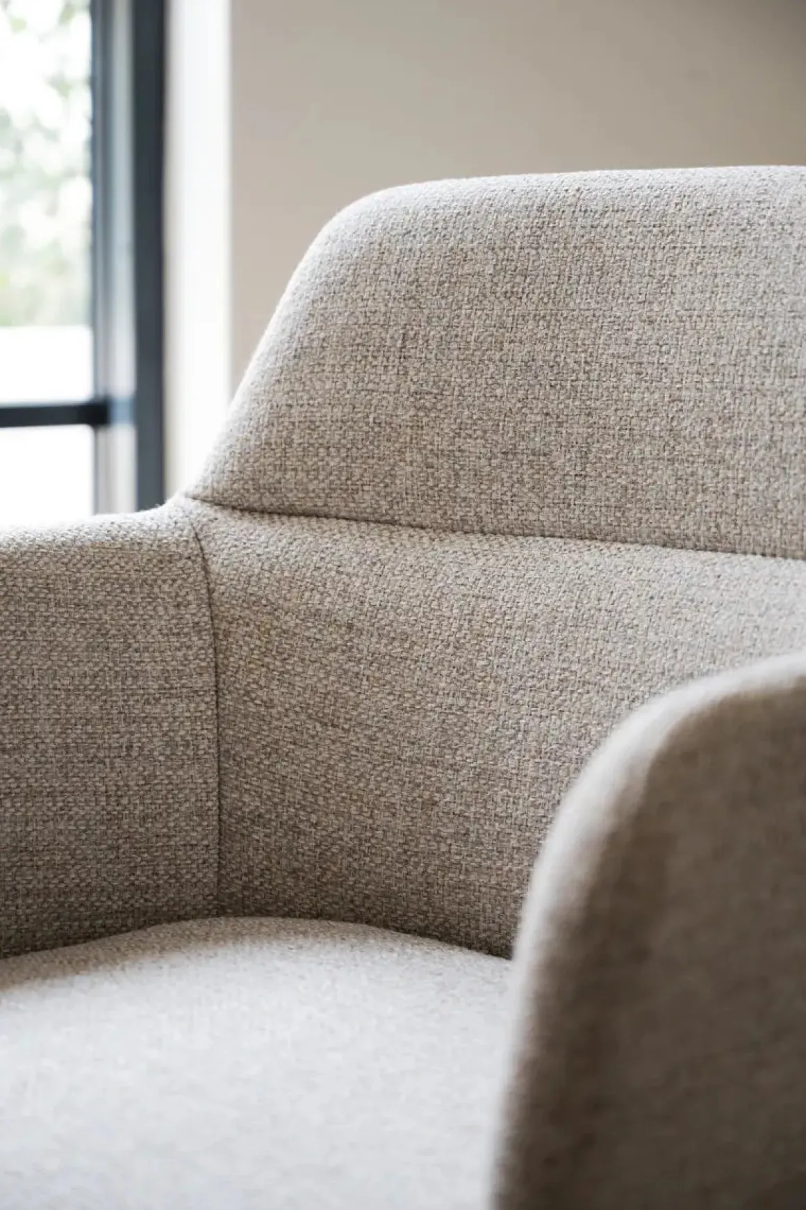 Gladstone Karmstol Ljusbeige/Svart