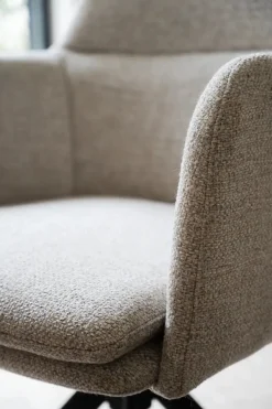 Gladstone Karmstol Ljusbeige/Svart