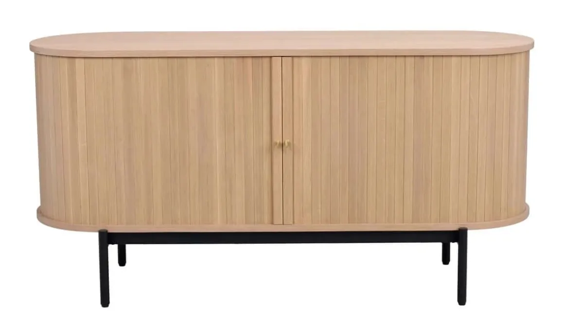 HADDINGTON SIDEBOARD VITPIGMENTERAD/SVART
