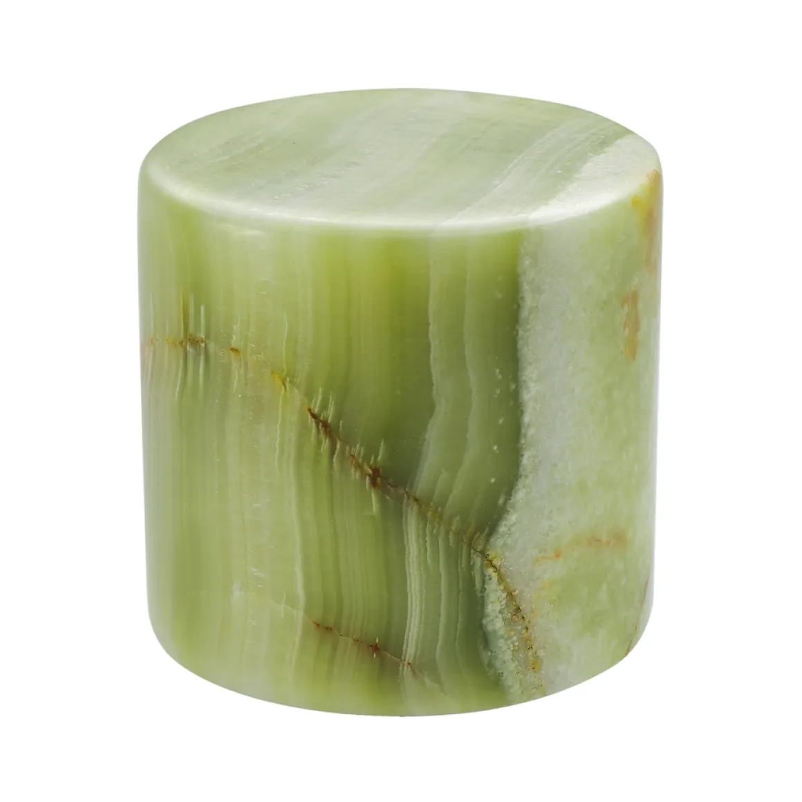JADE – Grön Silk Matt Bordsljus i äkta marmor