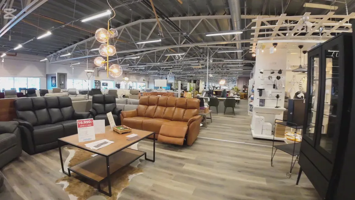 Kingston 3-sits Reclinersoffa med hög rygg