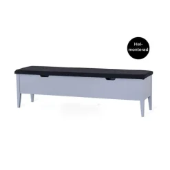 KLINTE BÄNK 160 GRÅ/ULLTYG