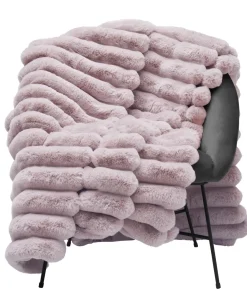 Liny Blanket L - Pale pink Pläd