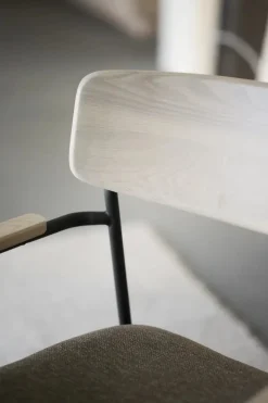 Maymont Karmstol Vitpigmenterad/mörkbeige/svart