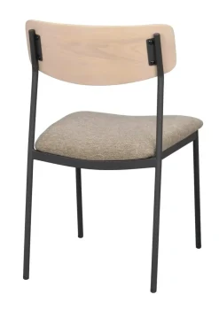 Maymont Stol Vitpigmenterad/mörkbeige/svart