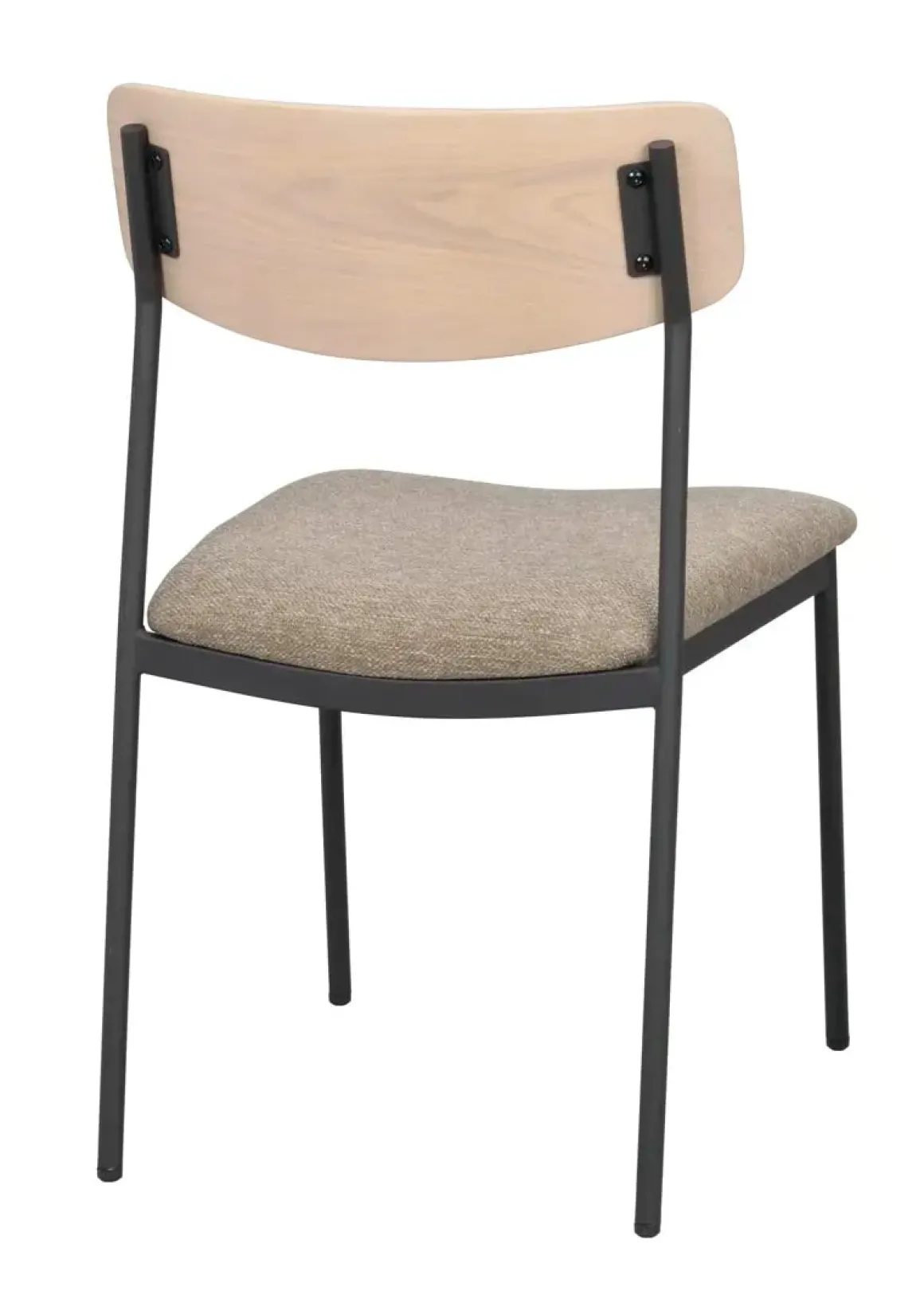 Maymont Stol Vitpigmenterad/mörkbeige/svart
