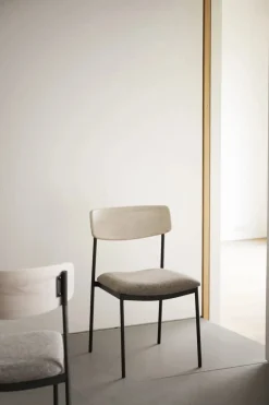Maymont Stol Vitpigmenterad/mörkbeige/svart