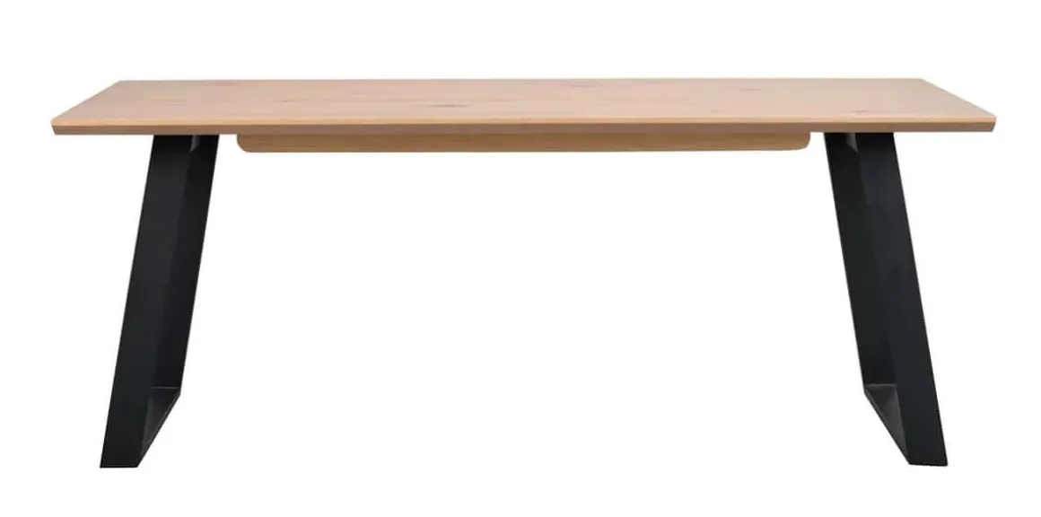 MELVILLE MATBORD VITPIGMENTERAD/SVART