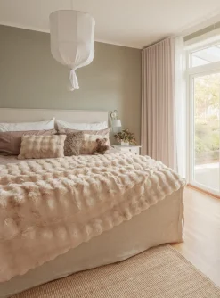 Misty Pläd 140x220 Beige Stor