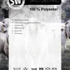 Misty prydnadskudde stor Ivory