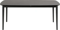 Montreux Matbord Svart 180-219 cm.