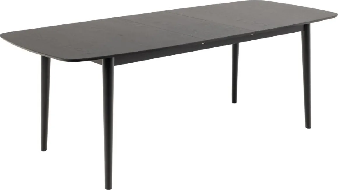 Montreux Matbord Svart 180-219 cm.