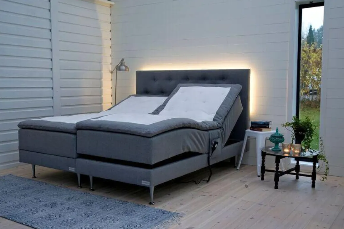NORRSKEN | COMFORT STÄLLBAR SÄNG 160x200