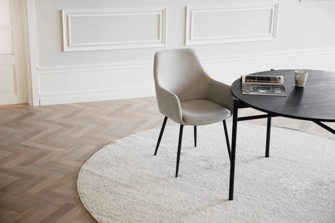 REILY KARMSTOL BEIGE/SVART