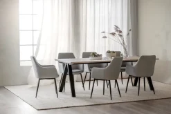 REILY KARMSTOL BEIGE/SVART
