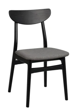 RODHAM KÖKSSTOL SVART/MÖRKGRÅ