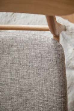 Rodham stol ek/grå-beige