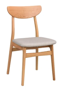Rodham stol ek/grå-beige