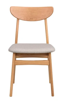 Rodham stol ek/grå-beige