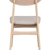 Rodham stol vitpigment ek/grå-beige