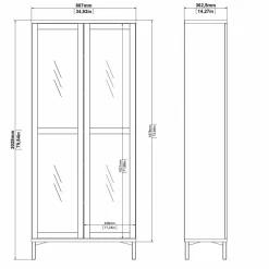 Roomers Vitrin Vit