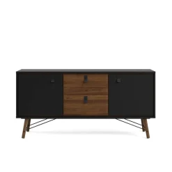 RY SIDEBOARD SVART/VALNÖT 86006