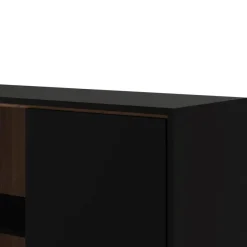 RY VITRIN SVART/VALNÖT 86008