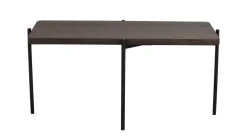 SHELTON SOFFBORD BRUN/SVART 95cm