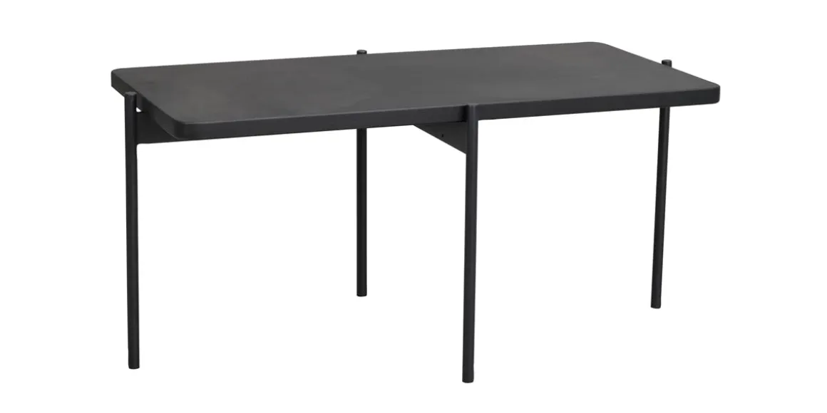 SHELTON SOFFBORD SVART 95cm