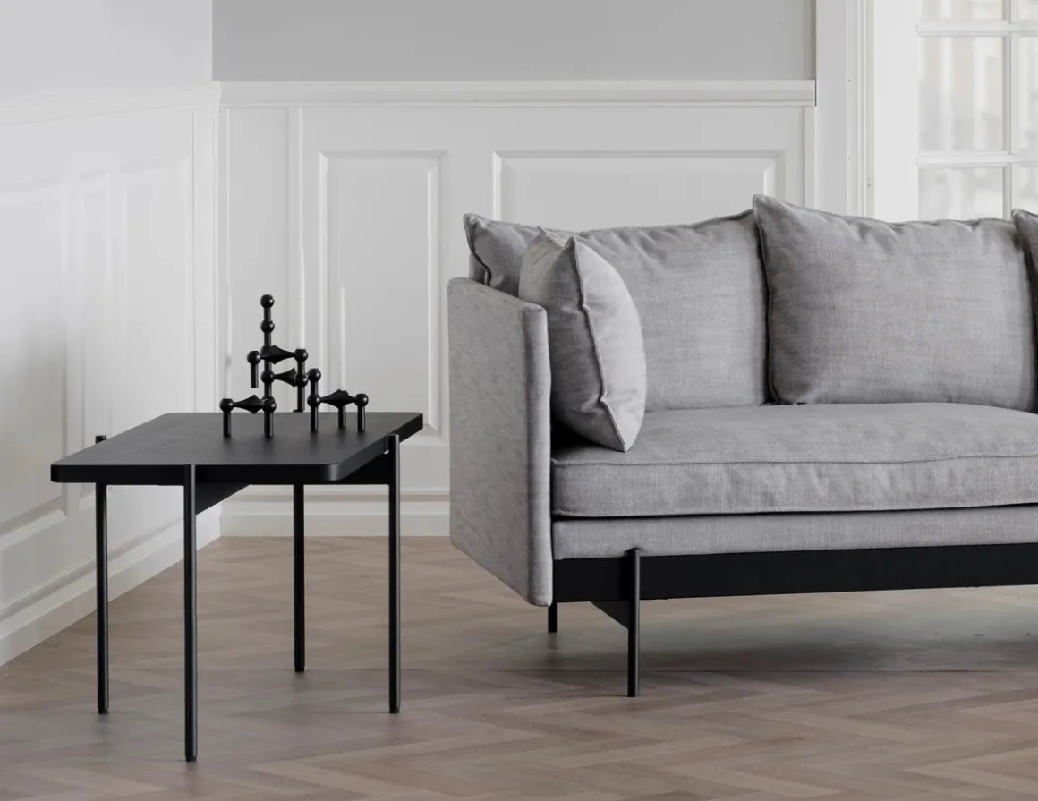 SHELTON SOFFBORD SVART 95cm
