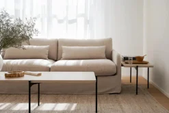 Shelton Soffbord Vitpigmenterad/svart
