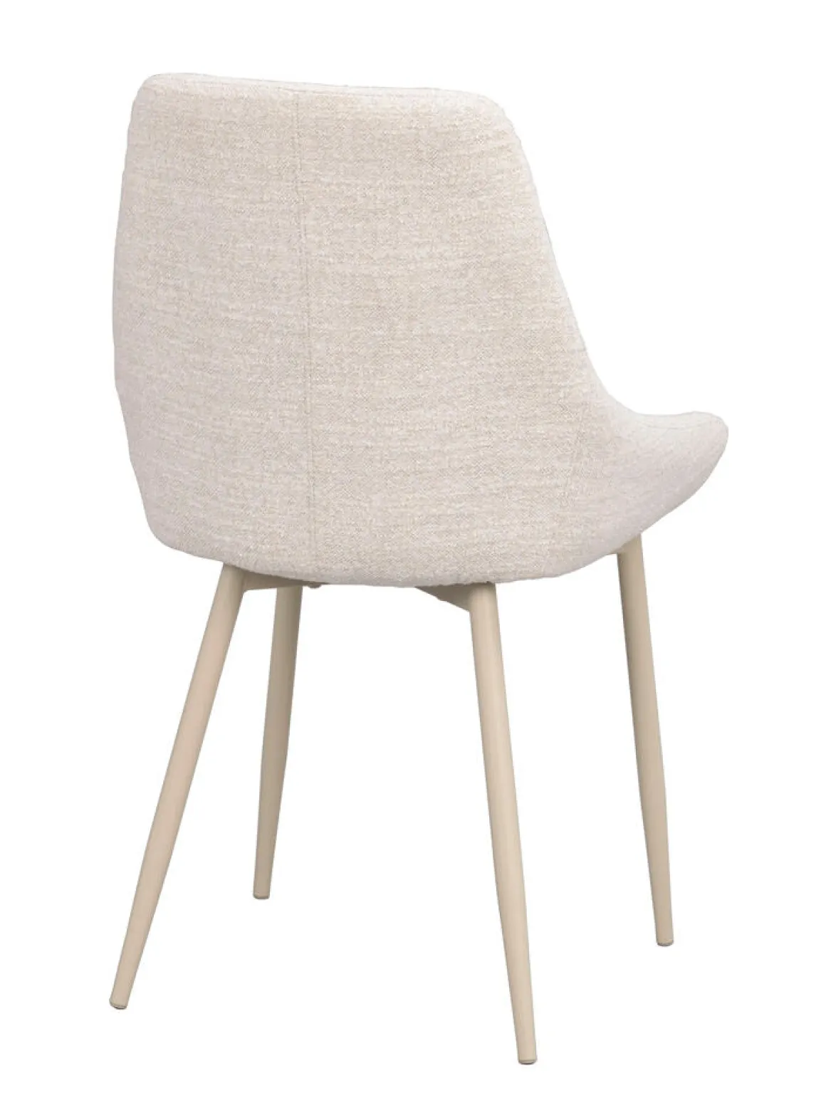 Sierra stol ljusbeige tyg/beige metallben