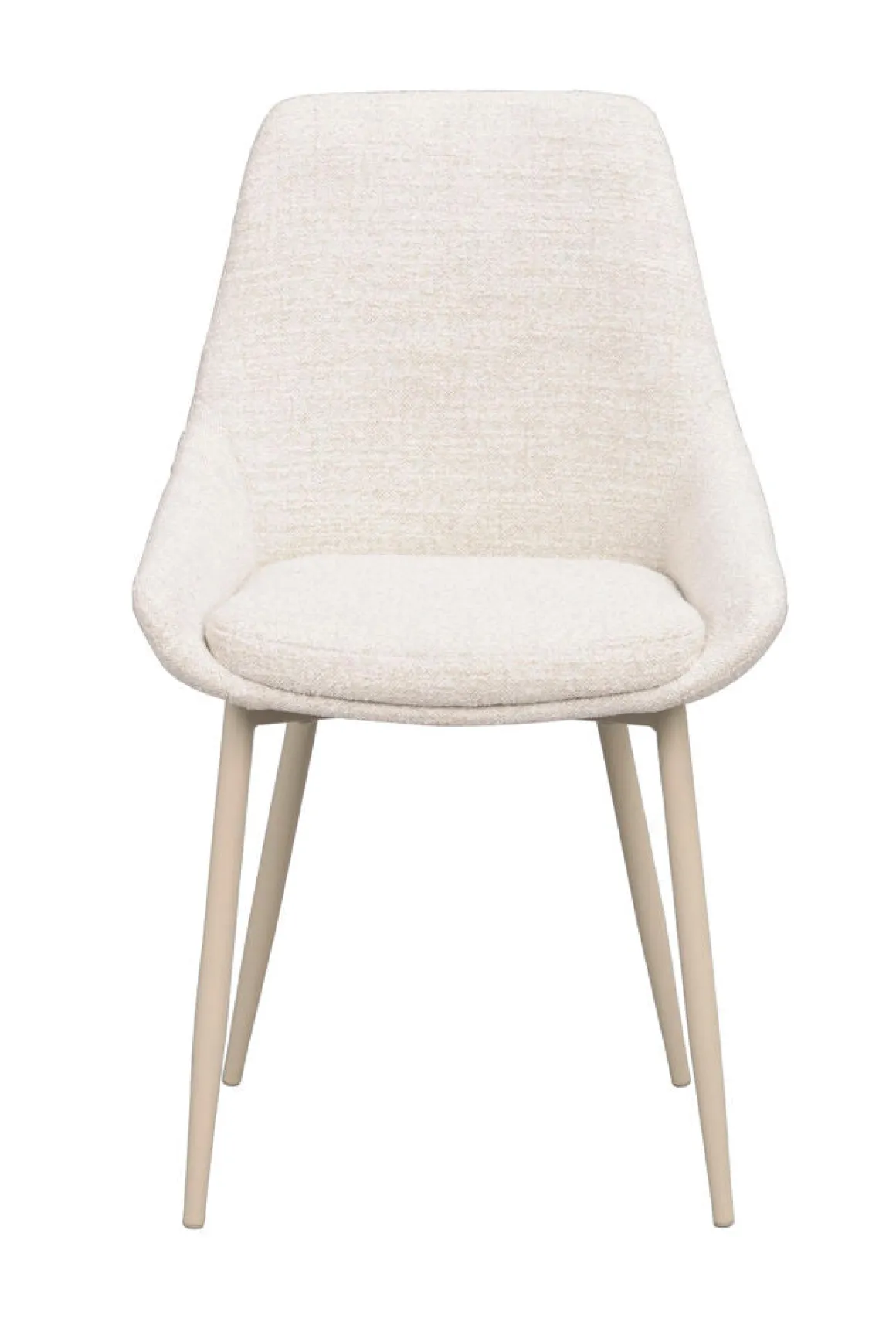 Sierra stol ljusbeige tyg/beige metallben