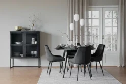 SIERRA STOL SAMMET SVART