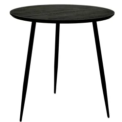 SMOKEY MATBORD RUND 80 SVART