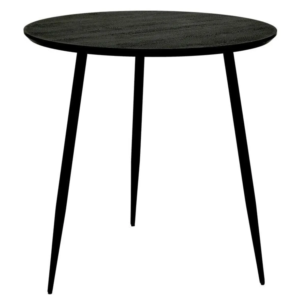 SMOKEY MATBORD RUND 80 SVART