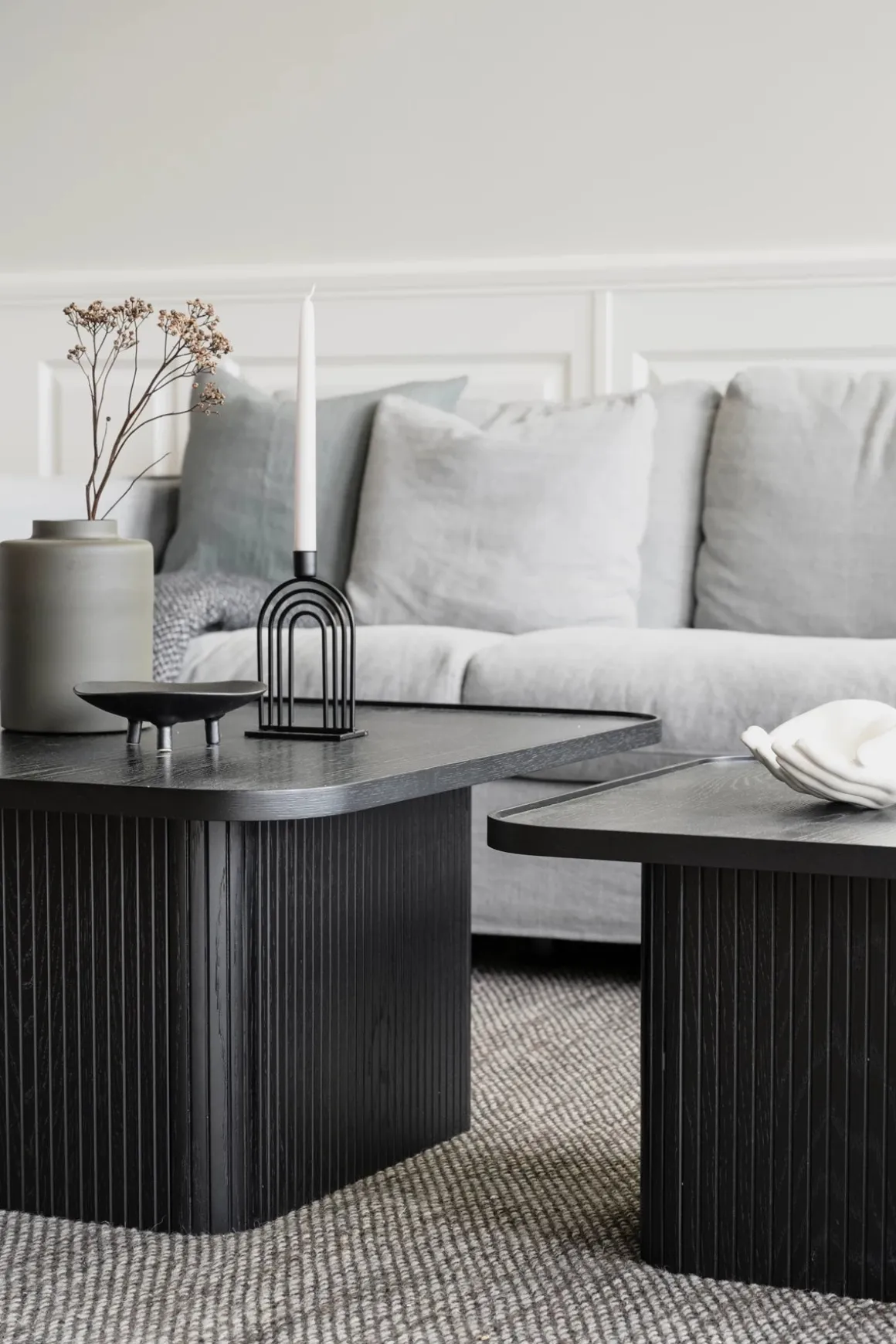 SULLIVAN SOFFBORD SVART 60X60