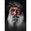 Tavla Indian Man, 80x120, glas